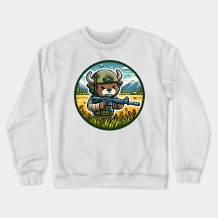 Tactical Bison Buffalo Crewneck Sweatshirt